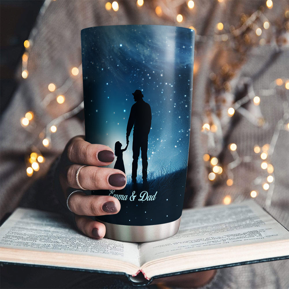 Custom Christmas Birthday Gifts For Dad • Safe, Well And Happy - Personalized Tumbler