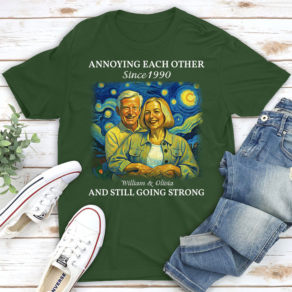 Custom Photo Christmas Anniversary Keepsake Gifts For Husband • Photo Still Going Strong - Personalized Shirt