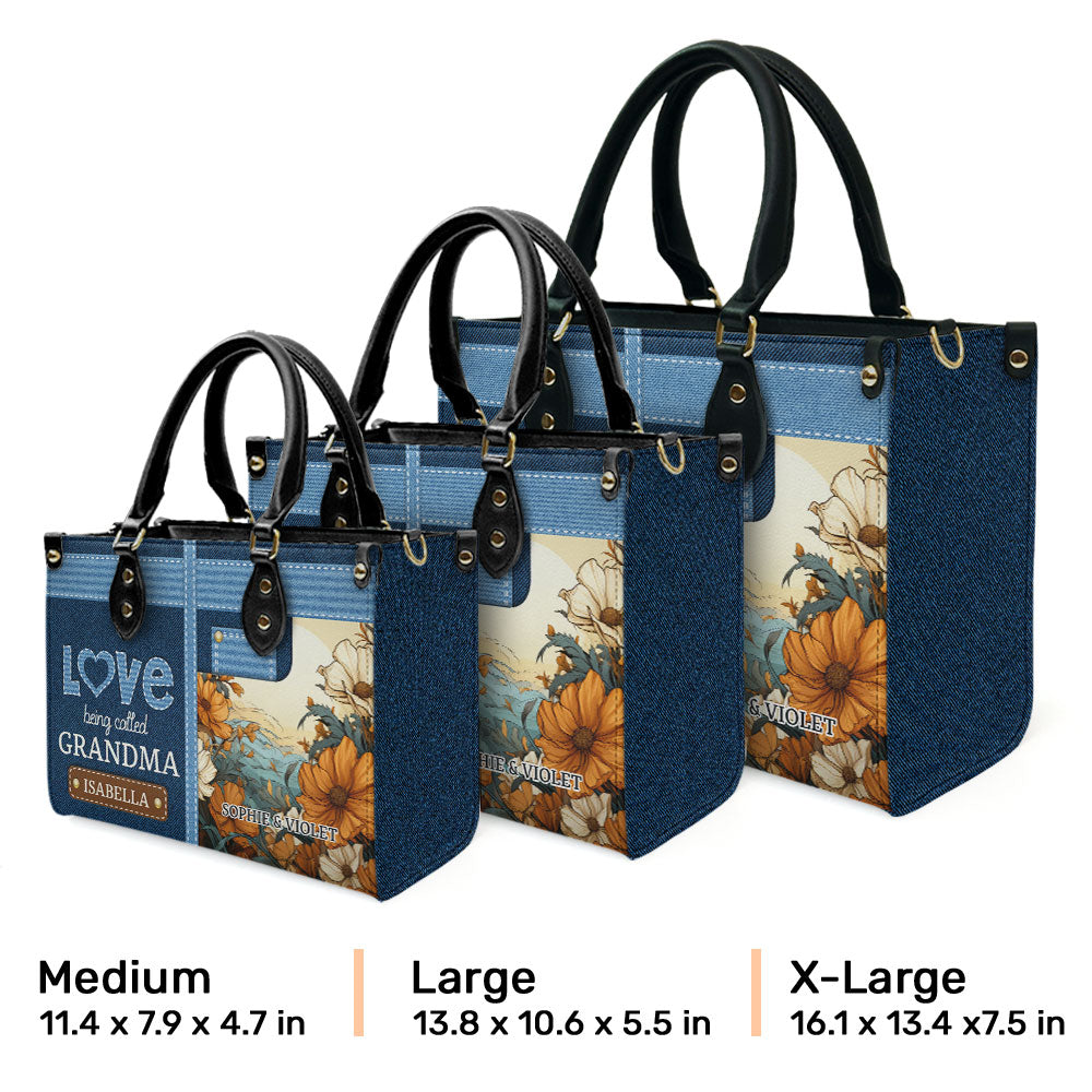 Love Being Called - Personalized Leather Bag