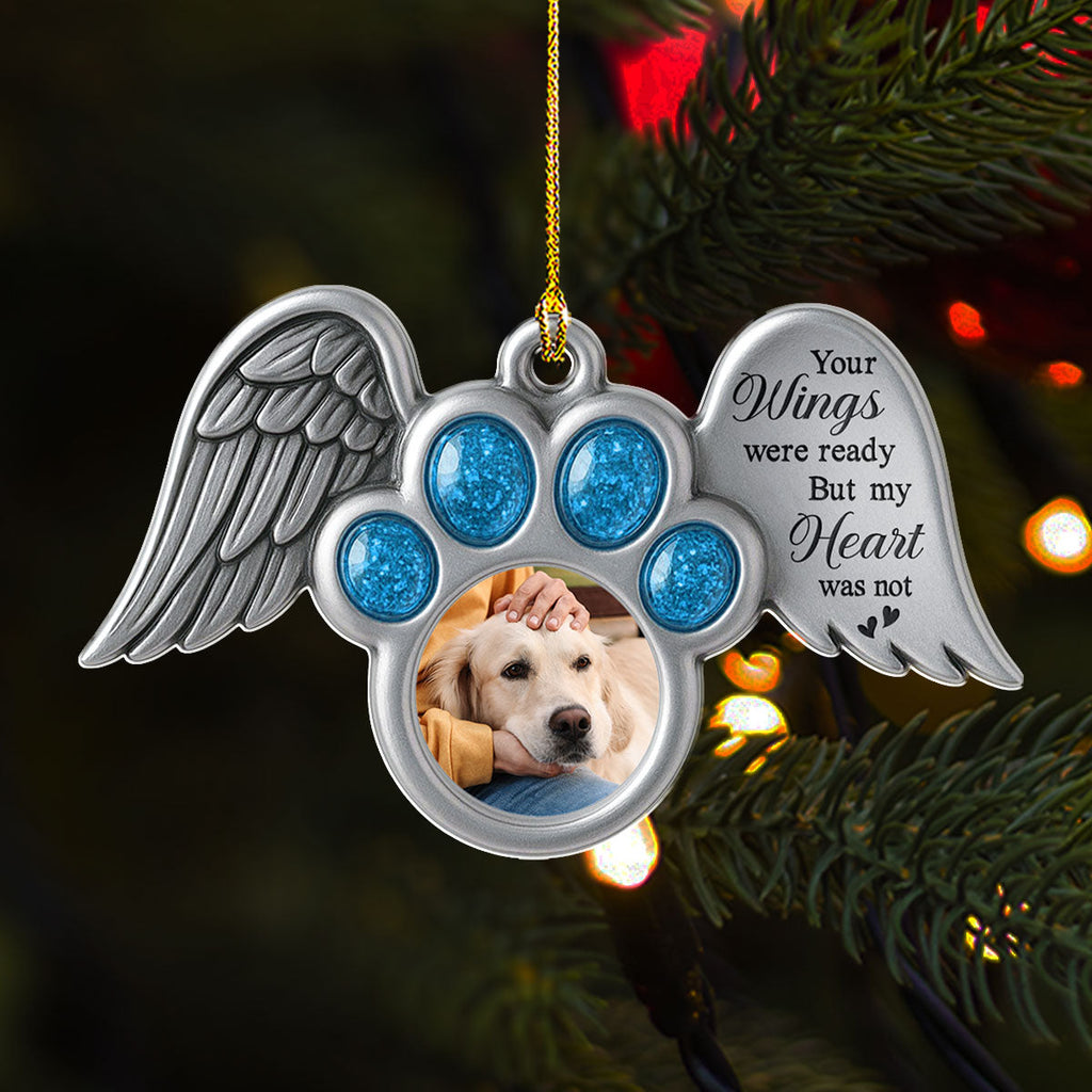 Custom Photo Keepsake Christmas Ornament • My Heart Were Not - Personalized Acrylic Ornament