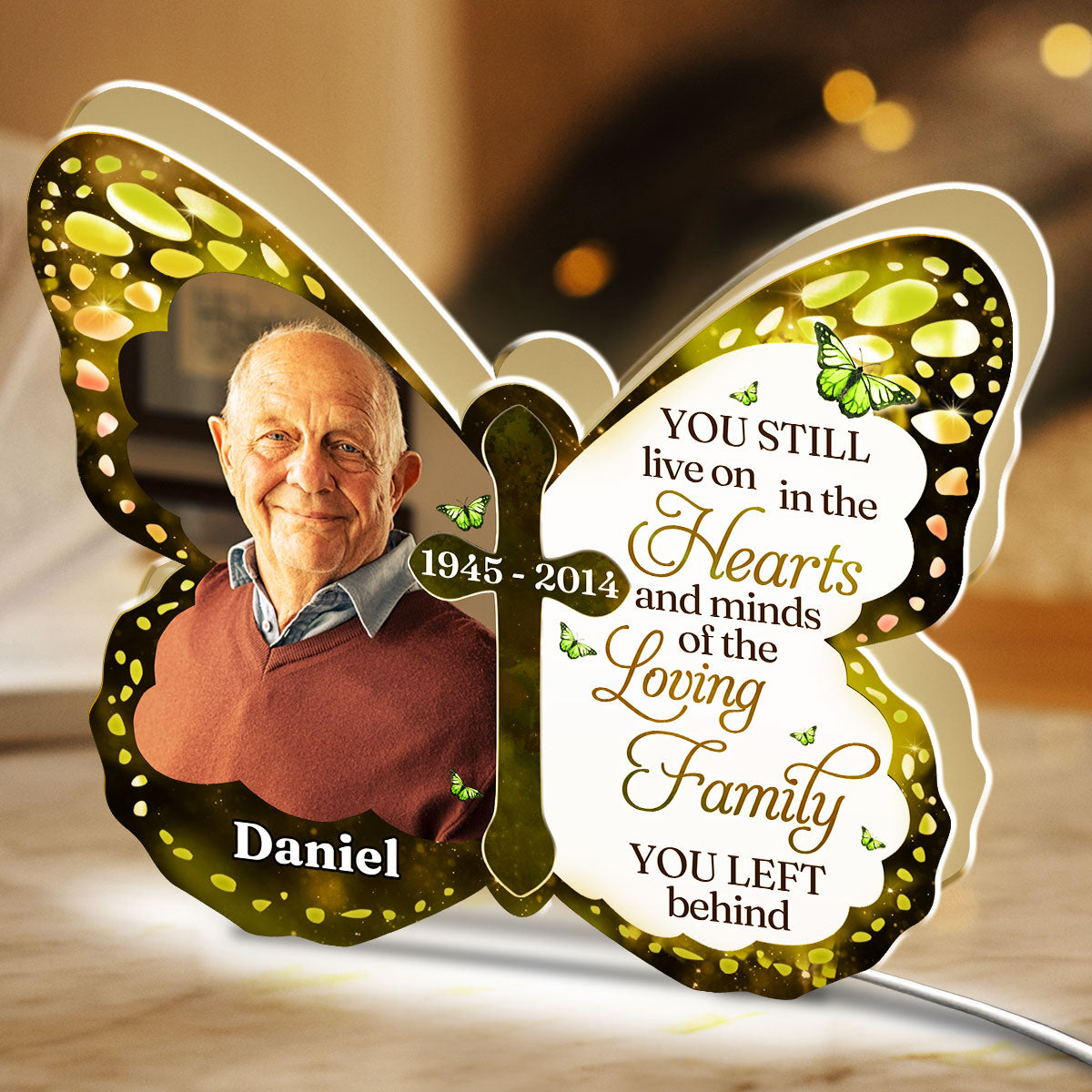 Hearts And Minds - Personalized Light Box