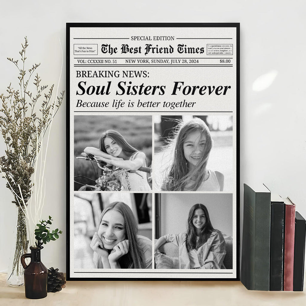 Soul Sisters Forever - Personalized Poster