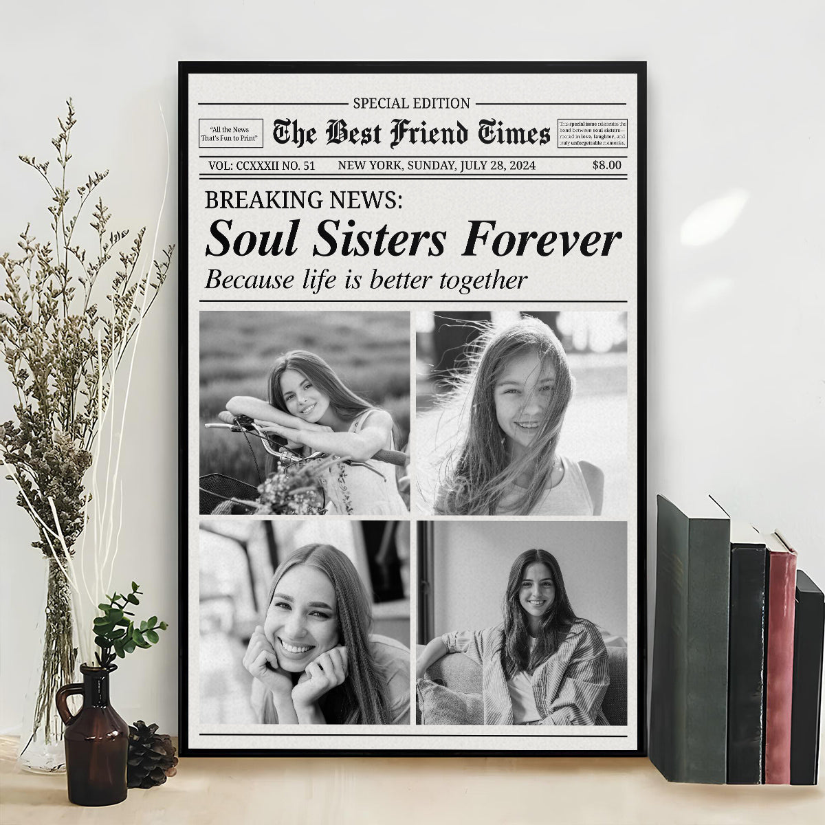Soul Sisters Forever - Personalized Poster
