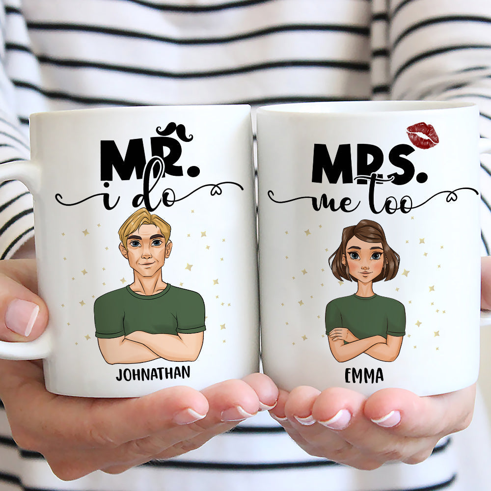 Custom Anniversary Keepsake Gifts For Couple • I Do Me Too - Personalized Coffee Mug