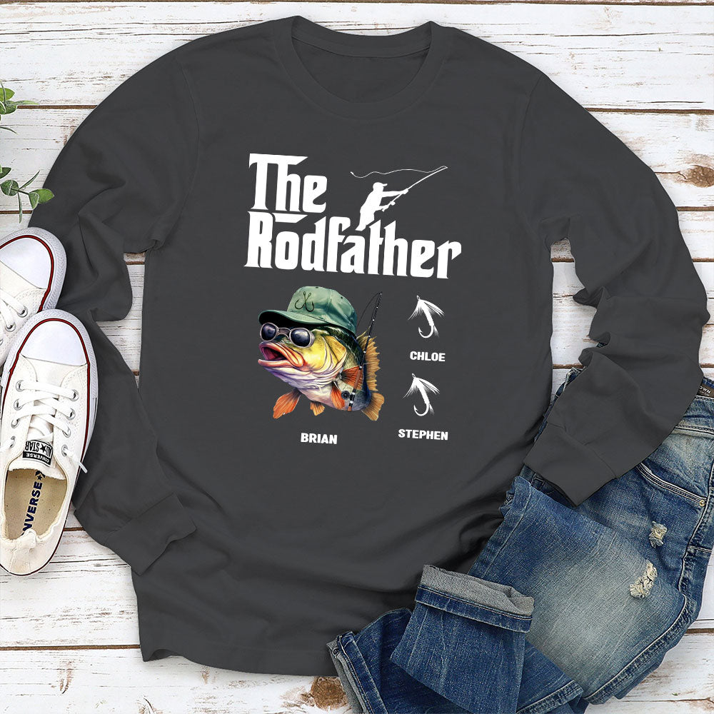 Custom Christmas & Birthday Gift for Dad, Grandpa • The Rodfather - Personalized Shirt
