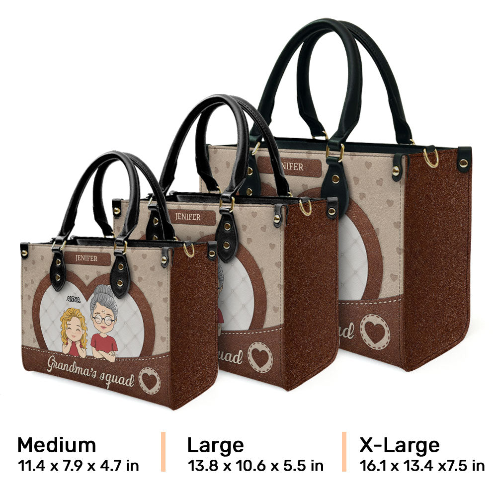 Granmy Squad - Personalized Leather Bag