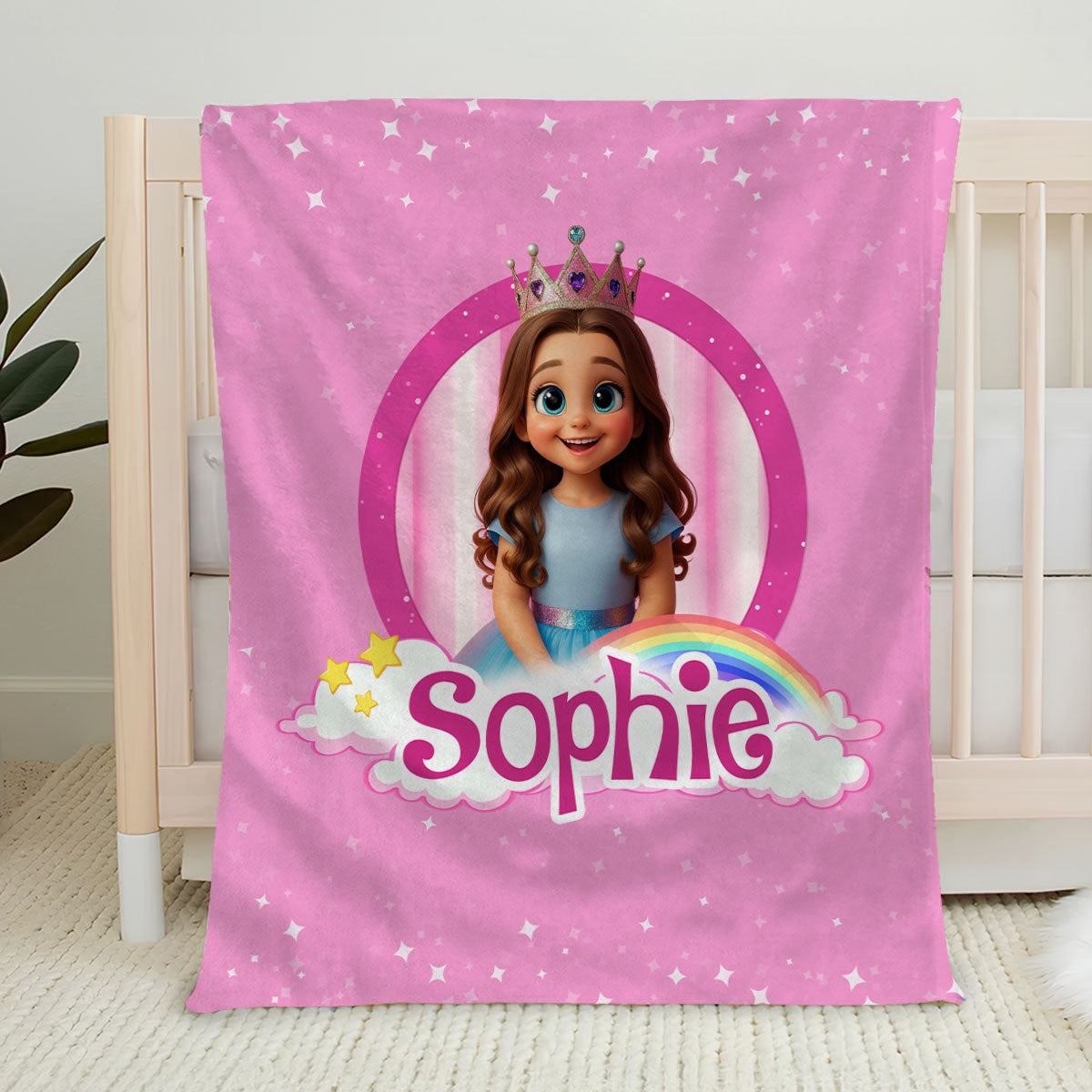 Like A Star - Personalized Fleece Blanket