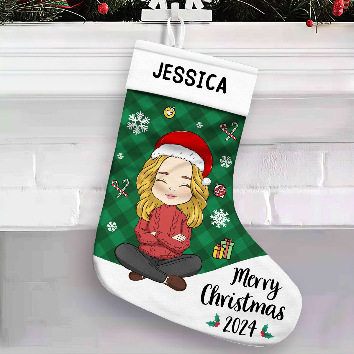 Custom Family Christmas Gifts, for Family Members, Holiday Decor • Christmas 2024 - Personalized Christmas Stocking
