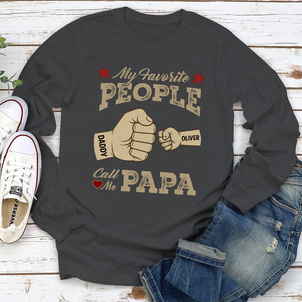 Custom Father's Day, Special Gift for Dad & Grandpa • Daddy Team - Personalized Shirt