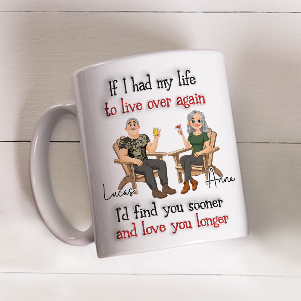 Custom Anniversary Keepsake Gifts For Couple • Love You So Much 2 - Personalized 3D Inflated Effect Mug