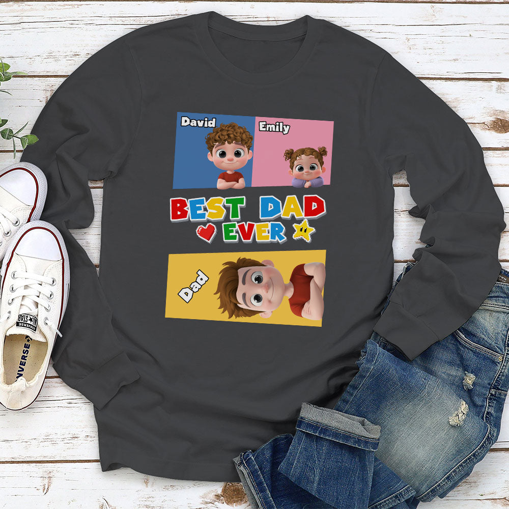 Custom Father's Day, Special Gift for Dad & Grandpa • Super Daddy - Personalized Shirt