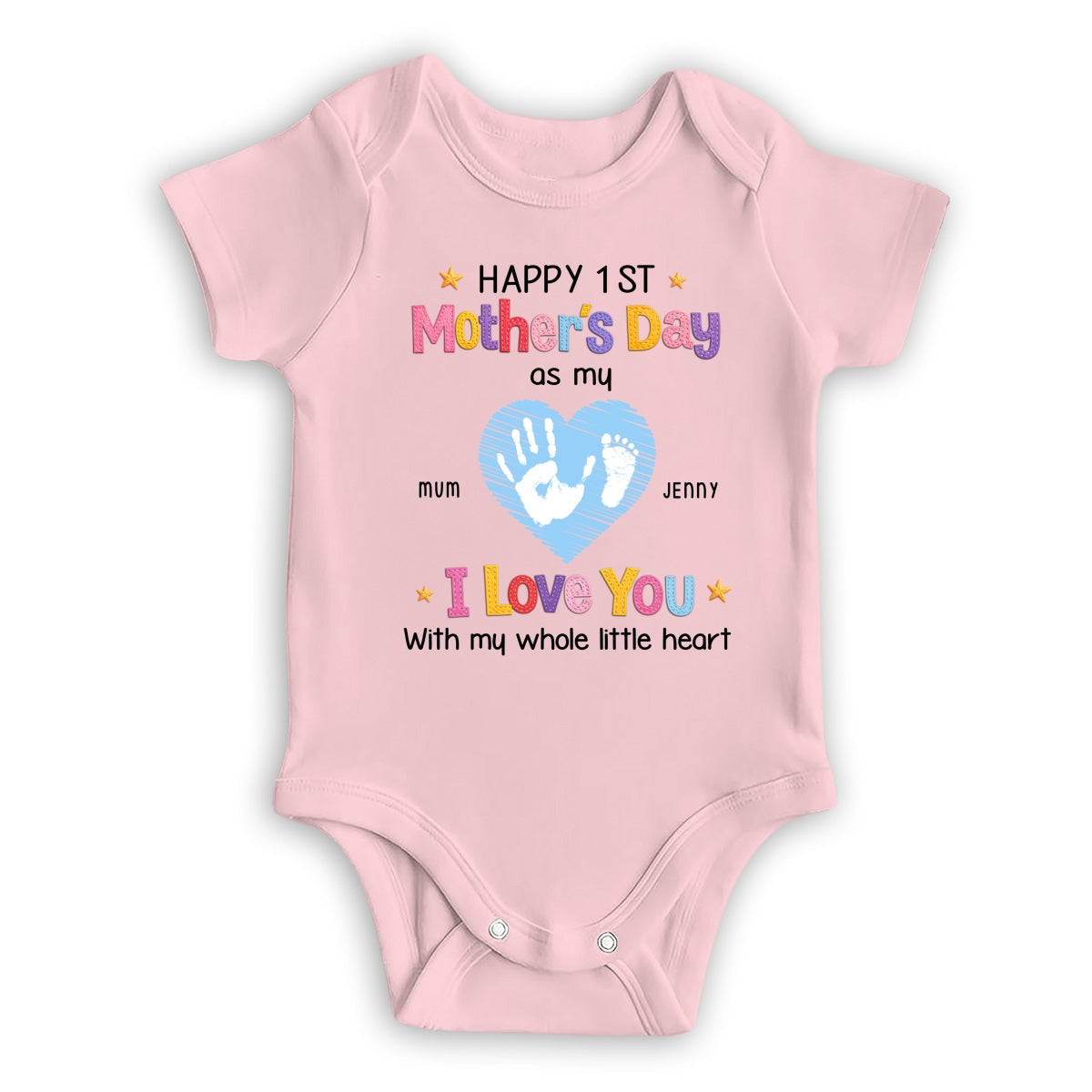 I Love You - Personalized Baby Onesie