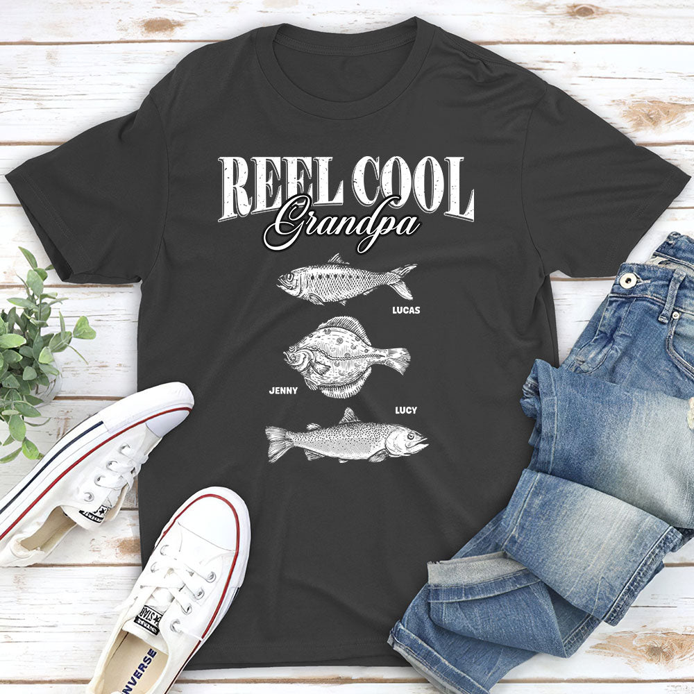 Custom Father's Day, Special Gift for Dad & Grandpa • Cool Dad Big Catches - Personalized Shirt
