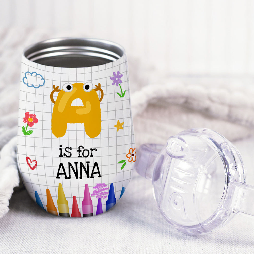 Lovely Baby - Personalized Sippy Cup With Handles