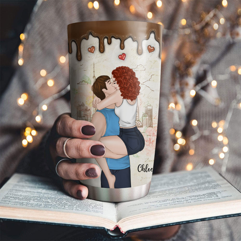 I Like You Like My Coffee - Personalized Tumbler