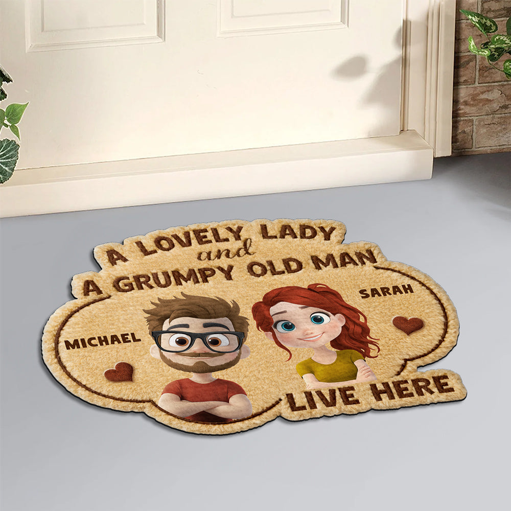 Our Love Live Here - Personalized Doormat