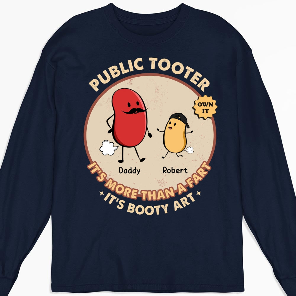 Custom Father's Day, Special Gift for Dad & Grandpa • Toot Like You Mean It - Personalized Shirt