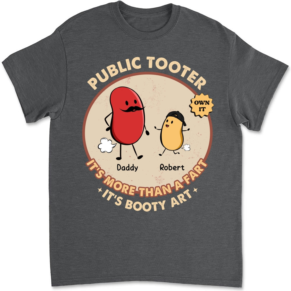 Custom Father's Day, Special Gift for Dad & Grandpa • Toot Like You Mean It - Personalized Shirt