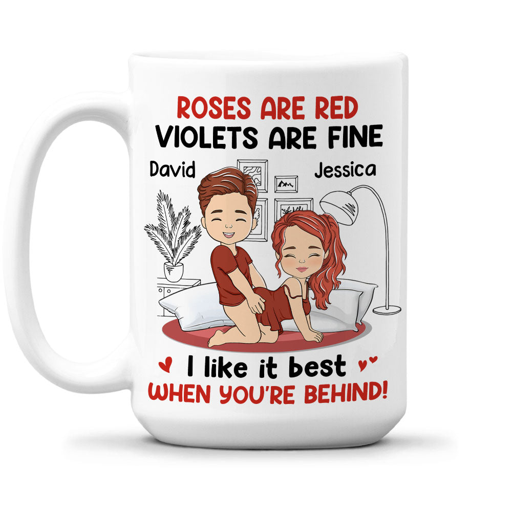 Custom Anniversary Keepsake Gifts For Couple • My Love For You Reaches Beyond Measure - Personalized Coffee Mug