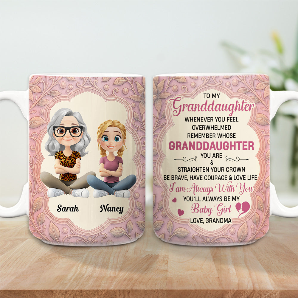 Custom Christmas & Birthday Gift for Granddaughter • Granddaughter You Make Life Beautiful - Personalized Coffee Mug
