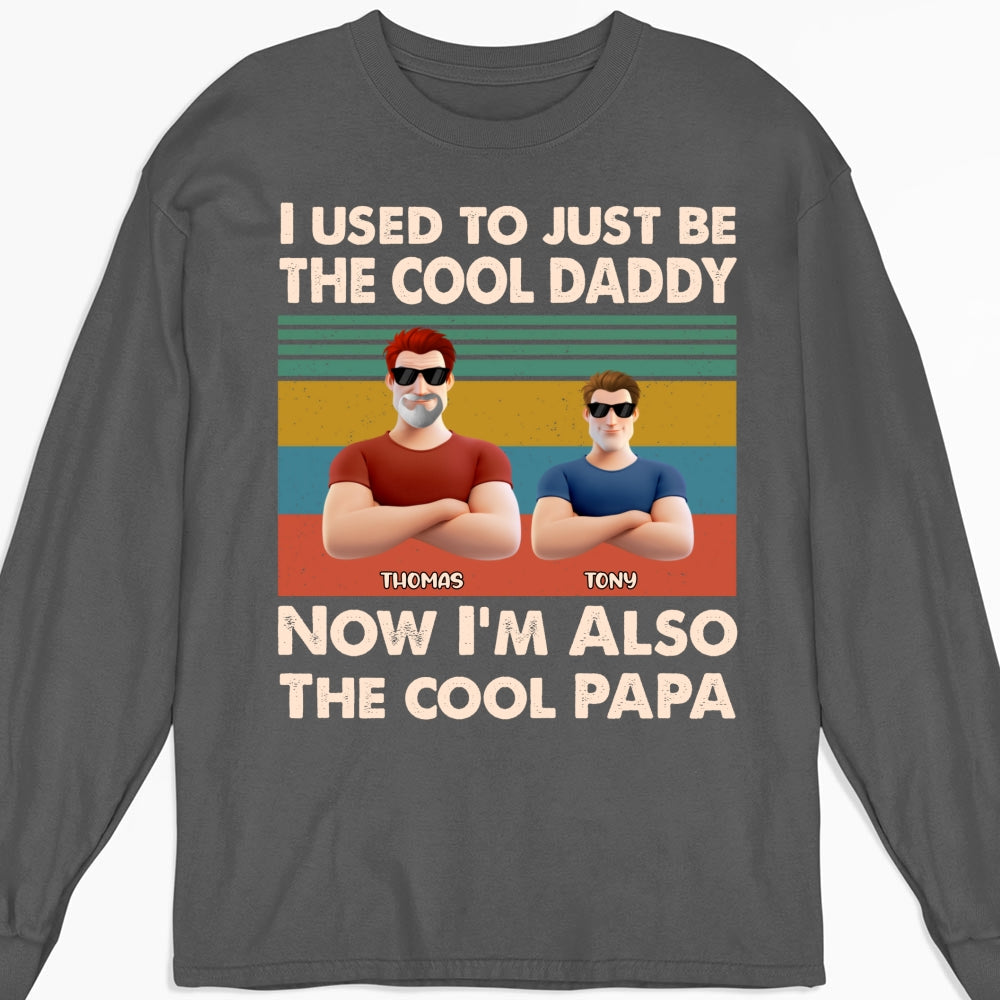 Custom Father's Day, Special Gift for Dad & Grandpa • From Dad To Grandpa With Love - Personalized Shirt