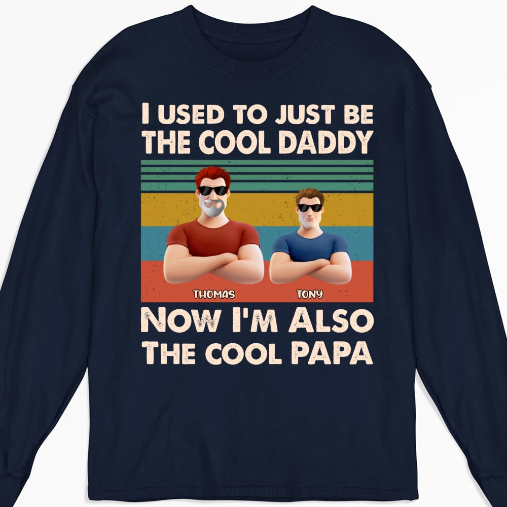 Custom Father's Day, Special Gift for Dad & Grandpa • From Dad To Grandpa With Love - Personalized Shirt