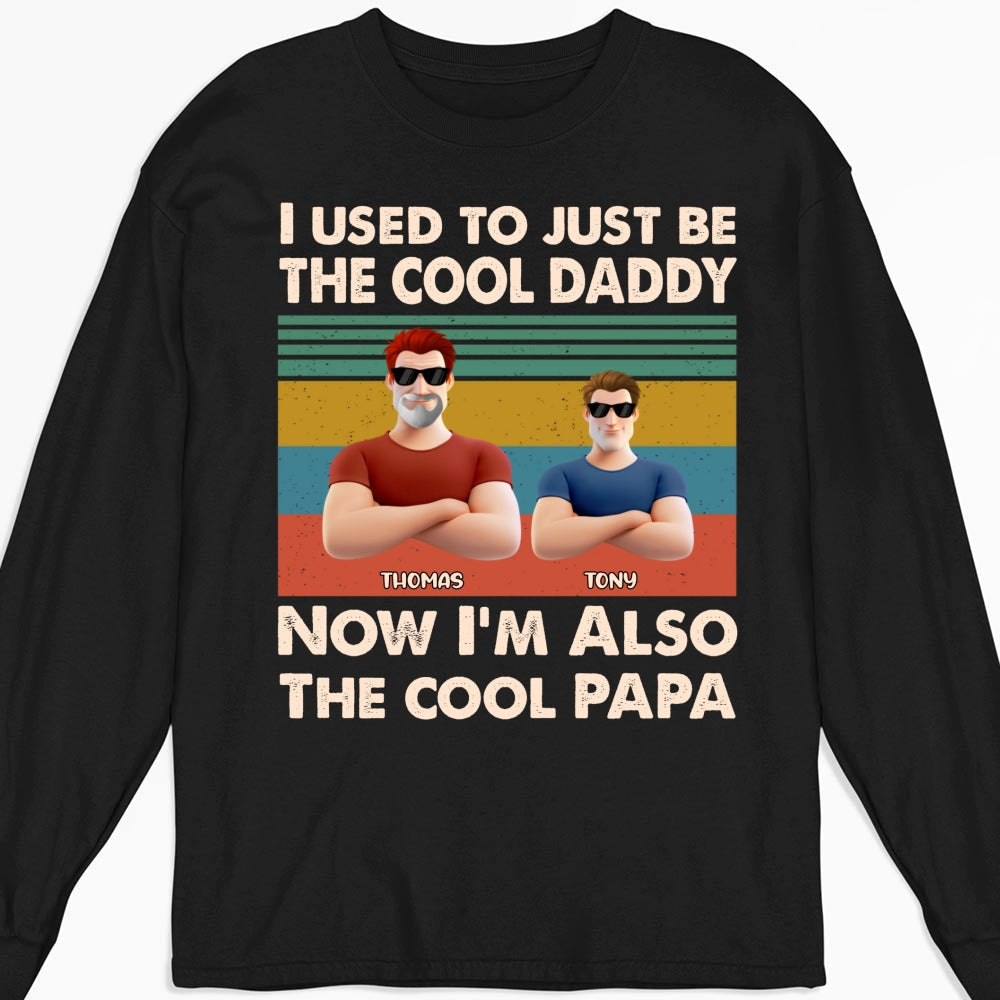 Custom Father's Day, Special Gift for Dad & Grandpa • From Dad To Grandpa With Love - Personalized Shirt