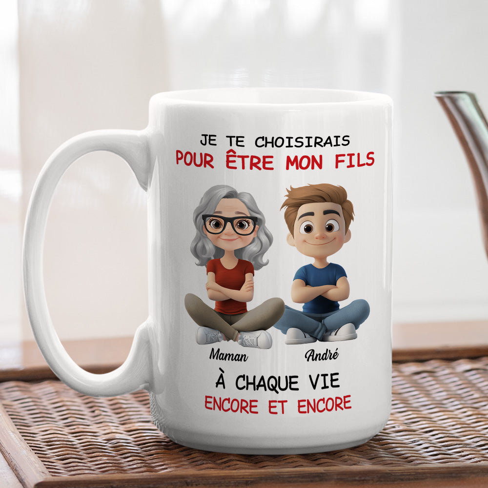 Custom Christmas & Birthday Gift for Son • Mug Personnalisé - Toujours Te Choisir 3