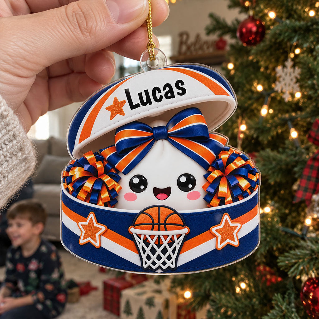 Custom Family Ornament, Christmas Gift for Family Members •  Little Holiday Spirit - Personalized Acrylic Ornament