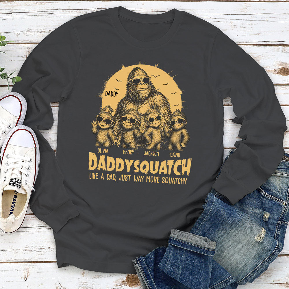 Custom Father's Day, Special Gift for Dad & Grandpa • Squatchy Papa - Personalized Shirt