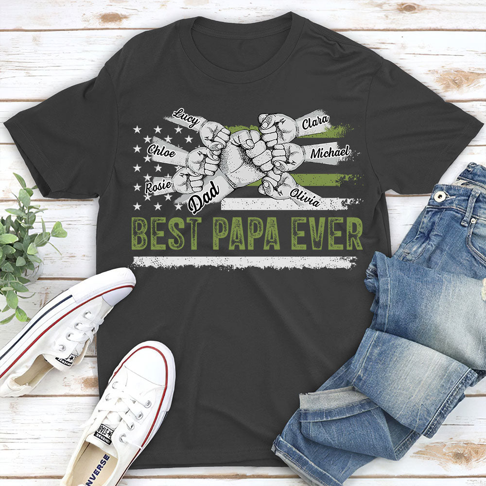 Custom Father's Day, Special Gift for Dad & Grandpa • To The Best Dad - Personalized Shirt