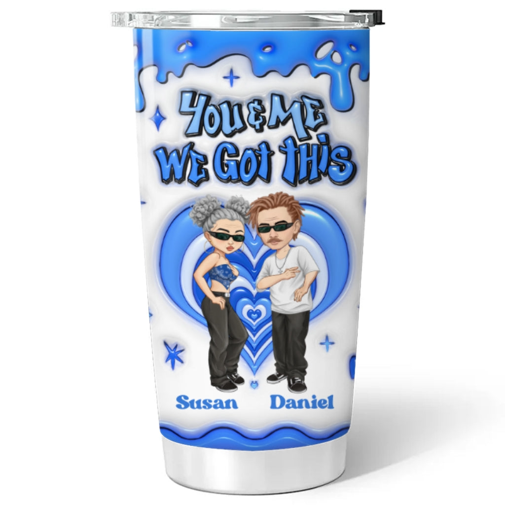Together Since - Personalized 3D Inflated Effect Tumbler