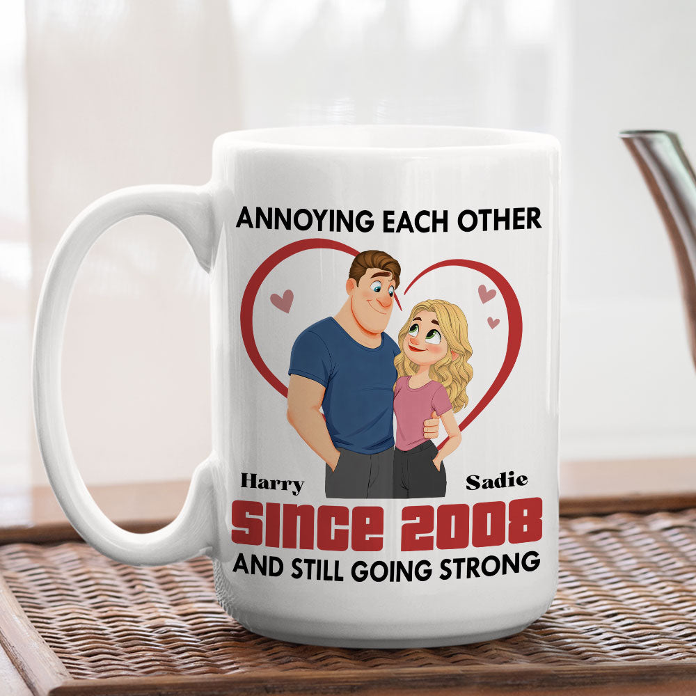 Custom Anniversary Keepsake Gifts For Couple • No Returns Or Refund - Personalized Coffee Mug