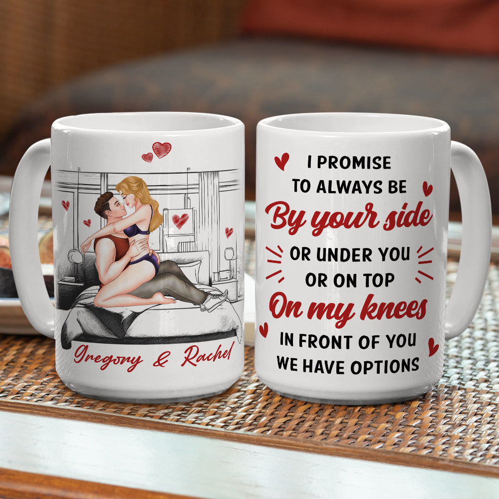 Custom Anniversary Keepsake Gifts For Couple • Always By Your Side - Personalized Coffee Mug