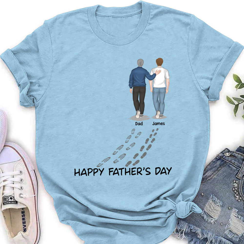 Custom Father's Day, Special Gift for Dad & Grandpa • My Dad Is My Hero - Personalized Shirt
