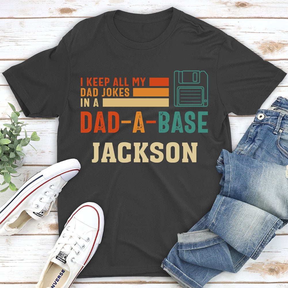 Custom Father's Day, Special Gift for Dad & Grandpa • In My Dad A Base - Personalized Shirt