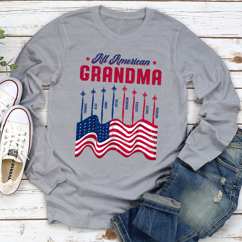 Custom Christmas & Birthday Gift for Grandma • Party In USA - Personalized Shirt