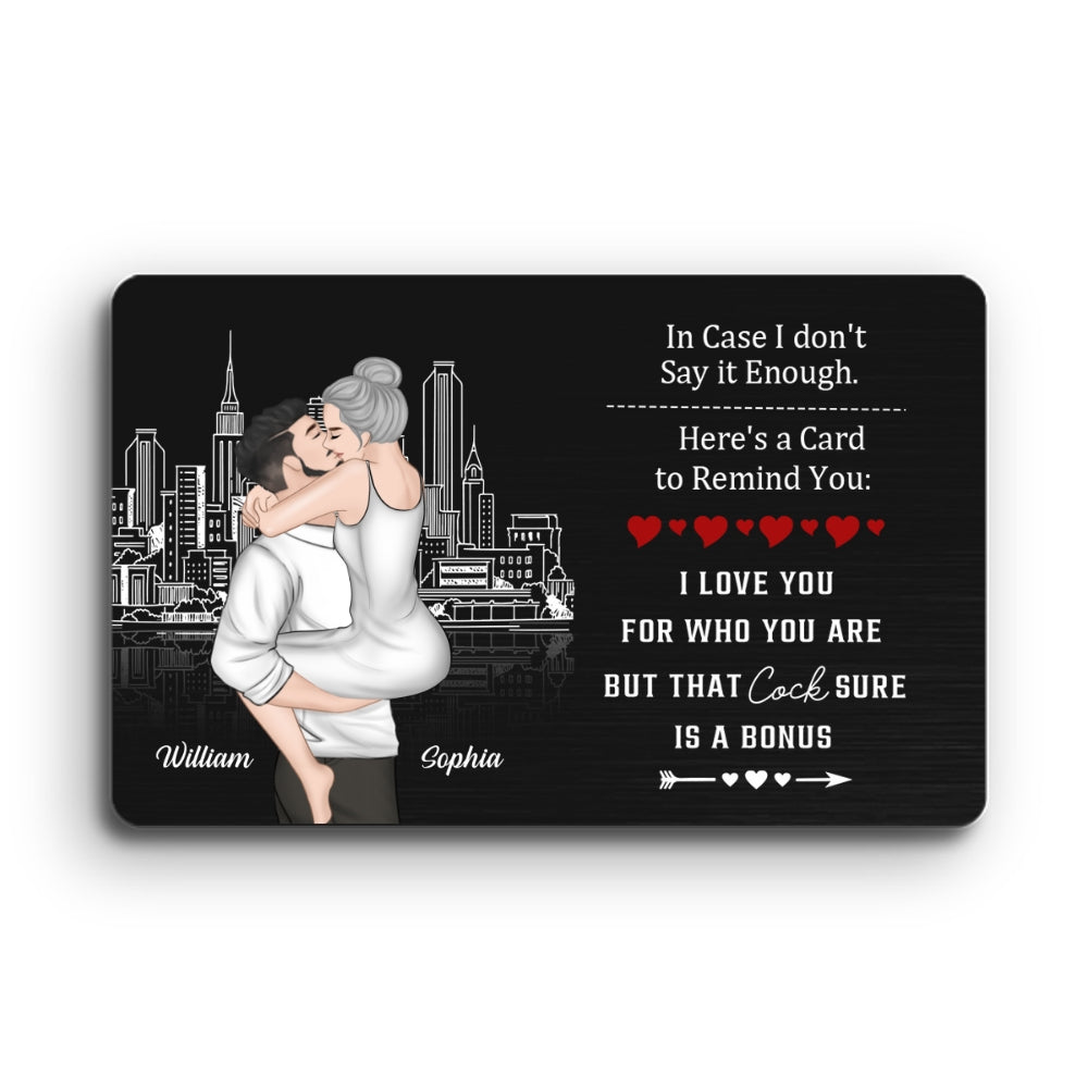 Anniversary Reminder Card - Personalized Wallet Card