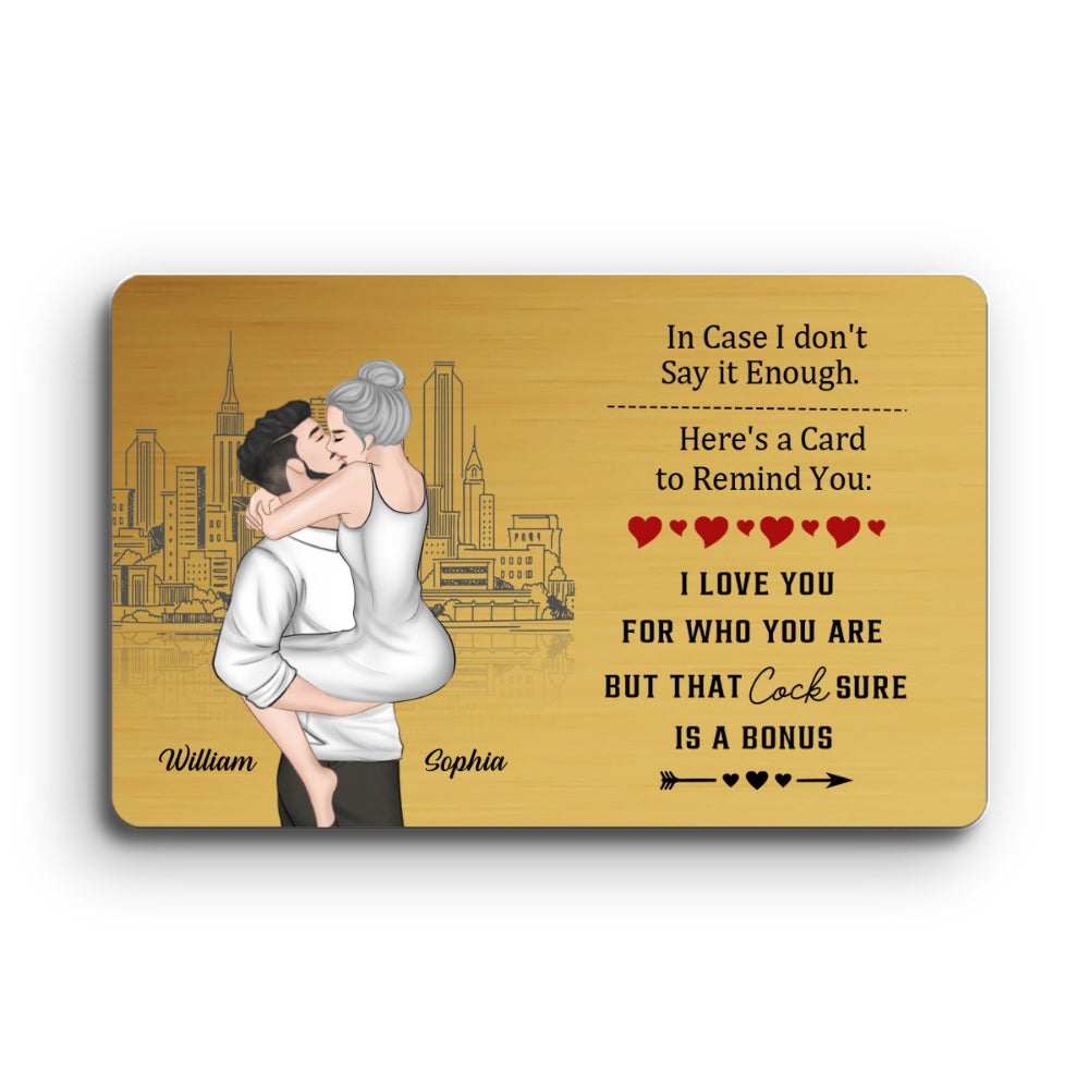 Anniversary Reminder Card - Personalized Wallet Card