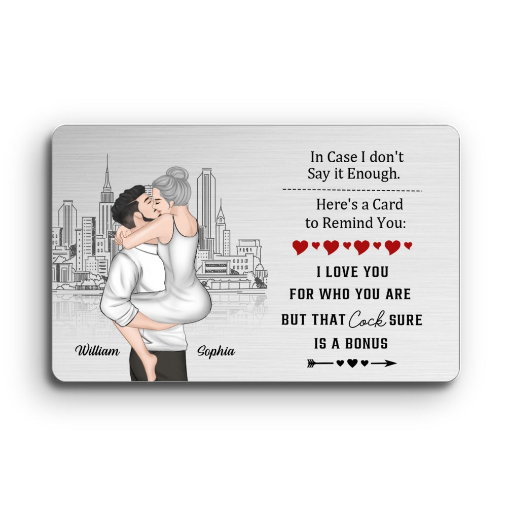 Anniversary Reminder Card - Personalized Wallet Card