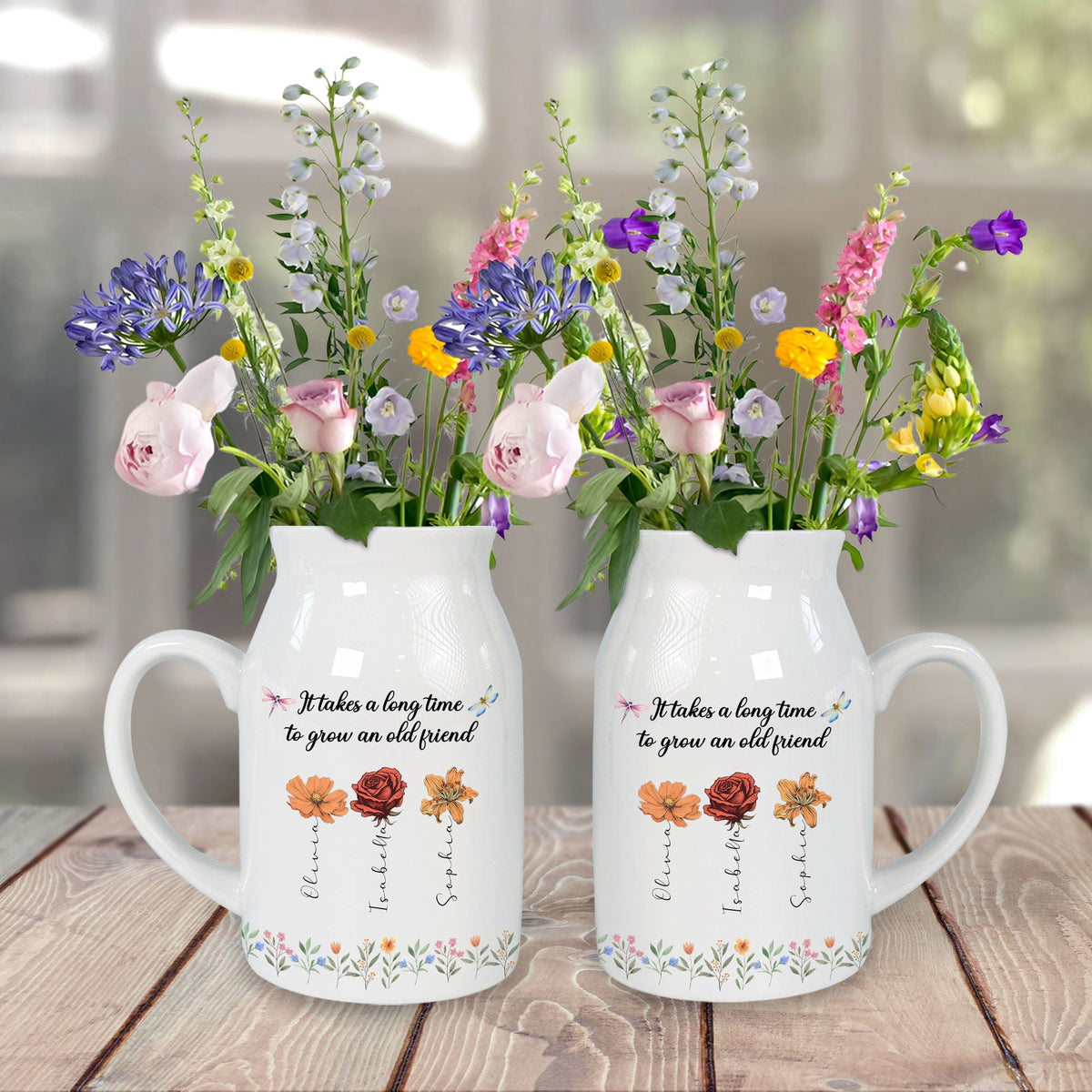 Grow An Old Friend - Personalized Flower Vase