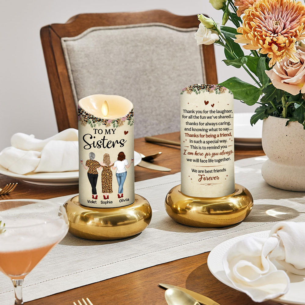 Always Here For You - Personalized LED Candle