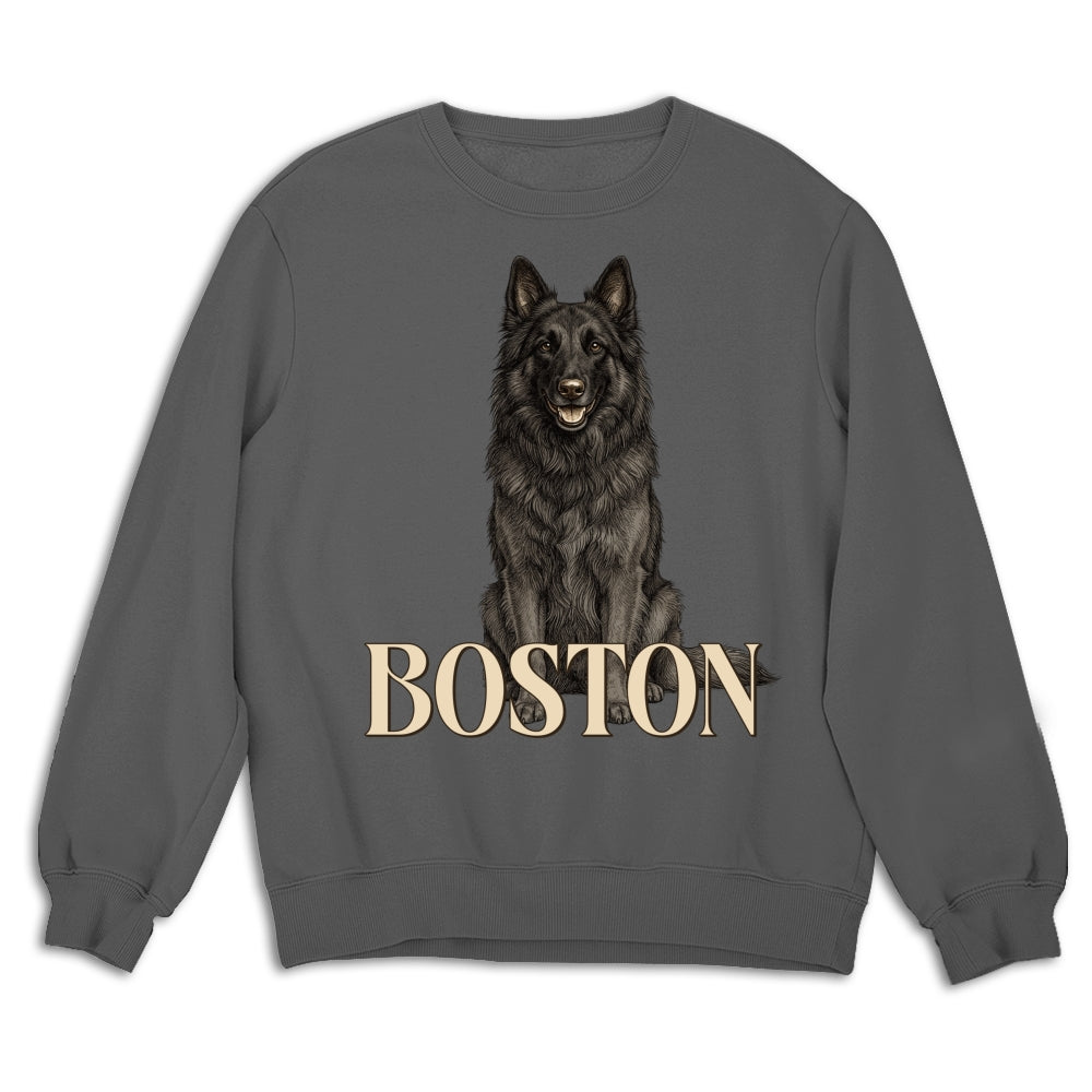 Custom Christmas & Birthday Keepsake Gift • Realistic Dog Dad - Personalized Shirt - Premium Tee