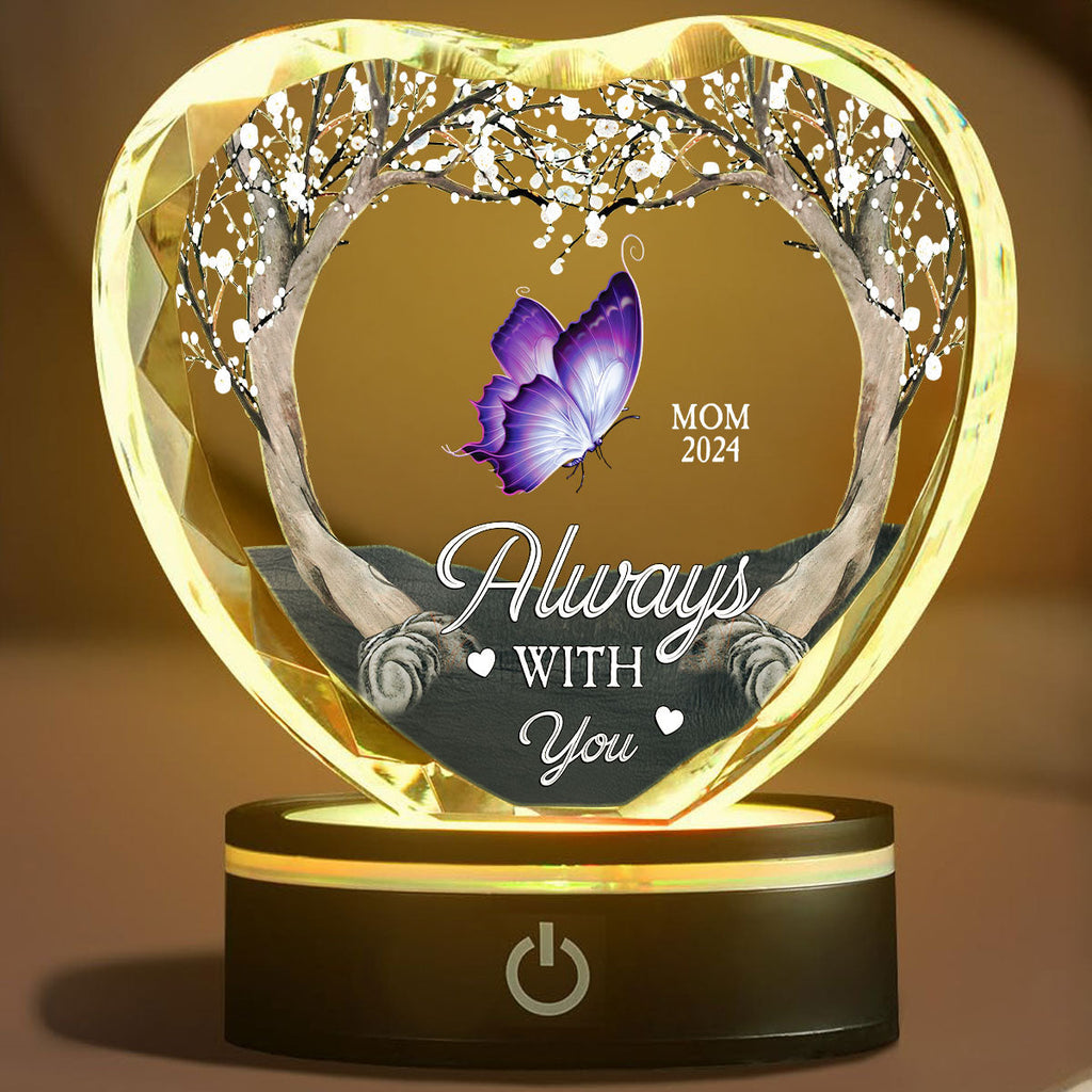 Always With You - Personalized Crystal Led Light
