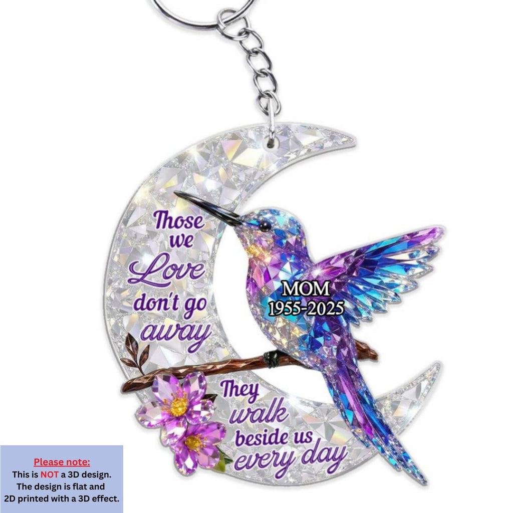 They Never Go Away - Personalized 3D Effect Acrylic Keychain
