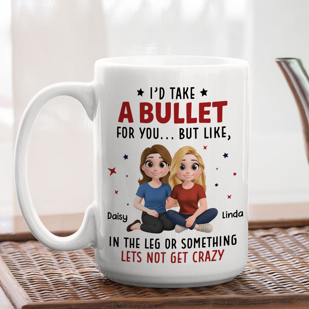 Custom Best Friend, Christmas & Birthday Friendship Keepsake Gift • We Make Bad Choices Confidently - Personalized Coffee Mug