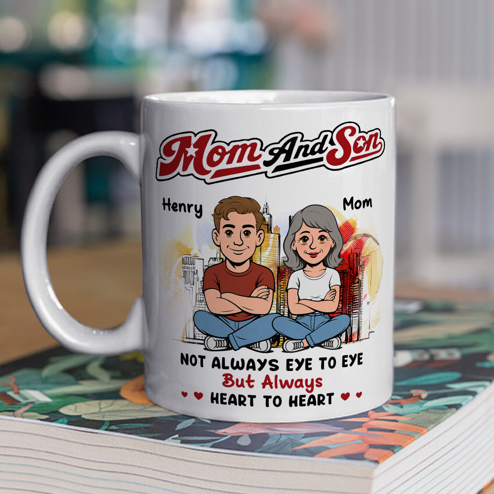 Custom Father's Day Gift For Son • We Stand Together Always - Personalized Coffee Mug