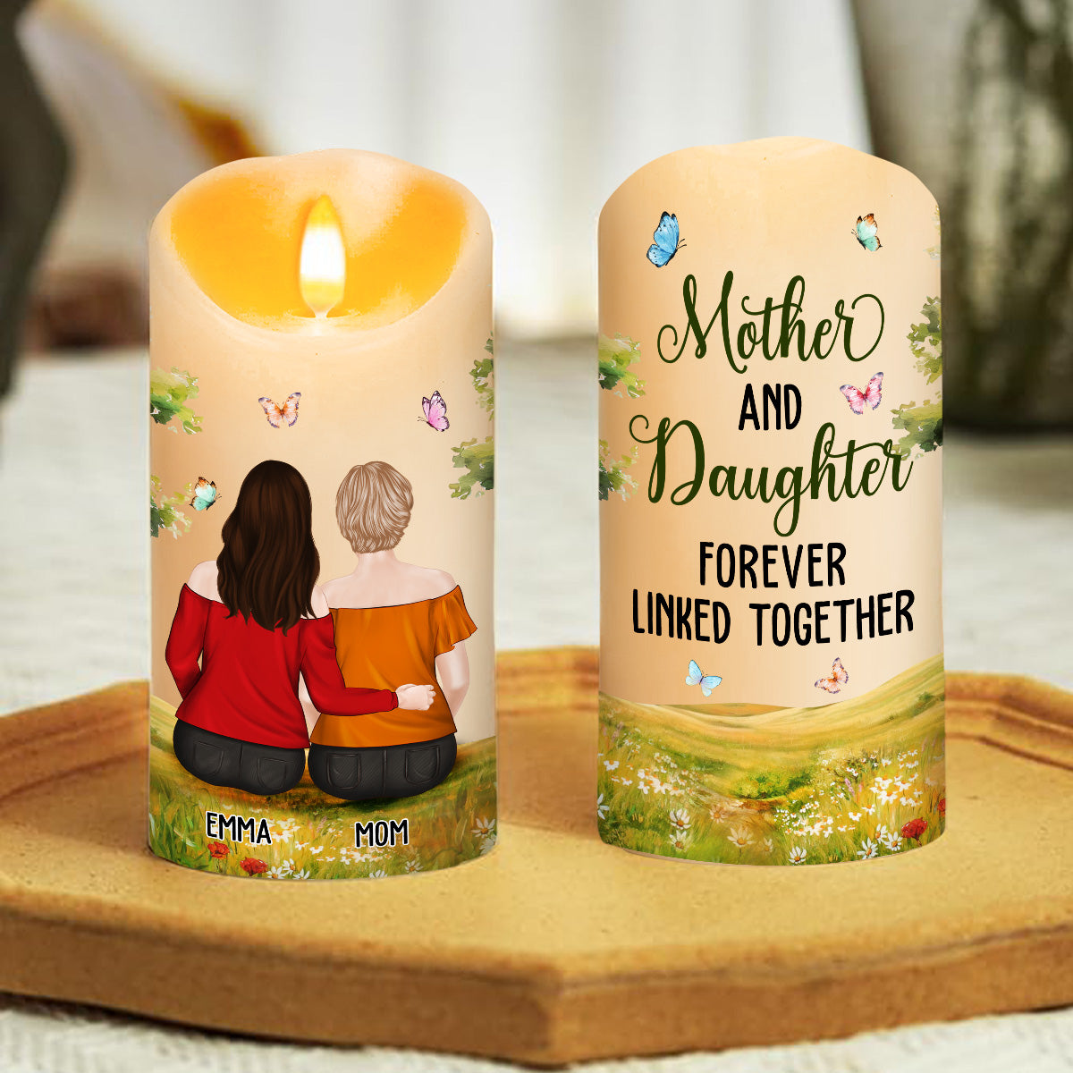 Link Forever - Personalized LED Candle