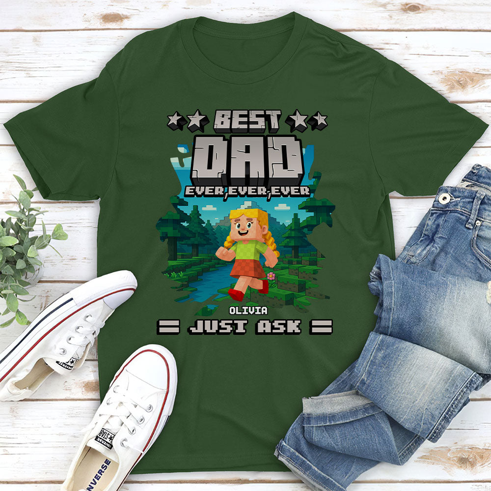 Custom Father's Day, Special Gift for Dad & Grandpa • Best Papa Ever Ever - Personalized Shirt