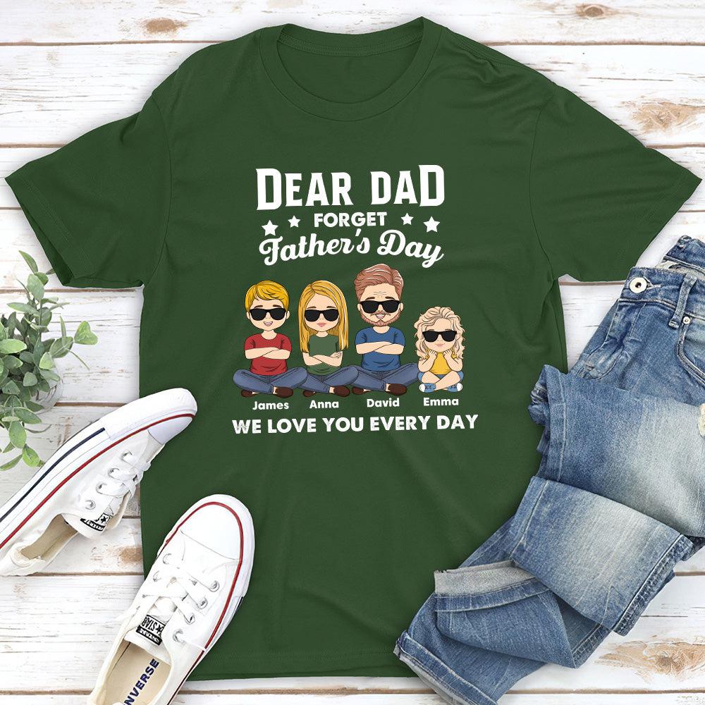 Custom Christmas & Birthday Gift for Dad, Grandpa • Forget Father's Day - Personalized Classic T-shirt